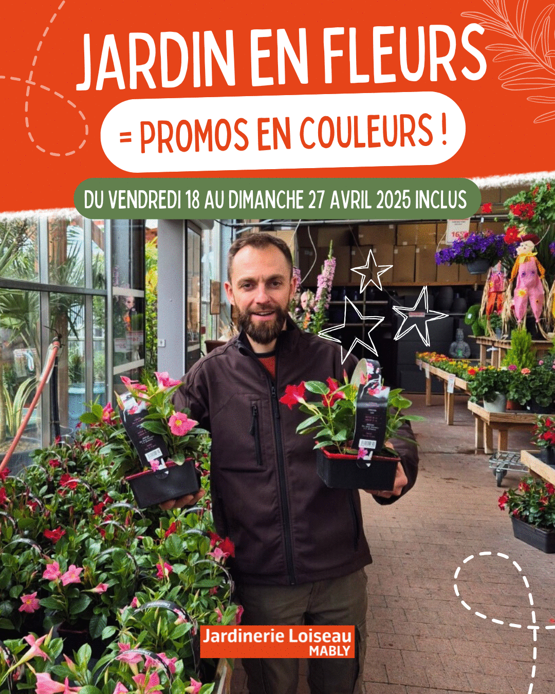 🌸 Jardin en fleurs = Promos en couleurs ! 🌿✨