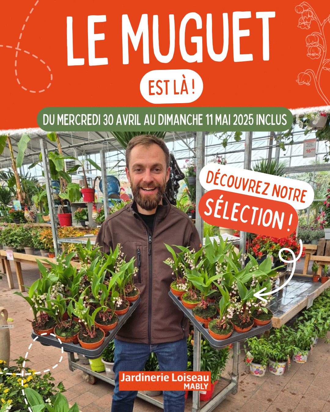 🌸 Le muguet est arrivé dans vos Jardineries Loiseau ! 🌿✨