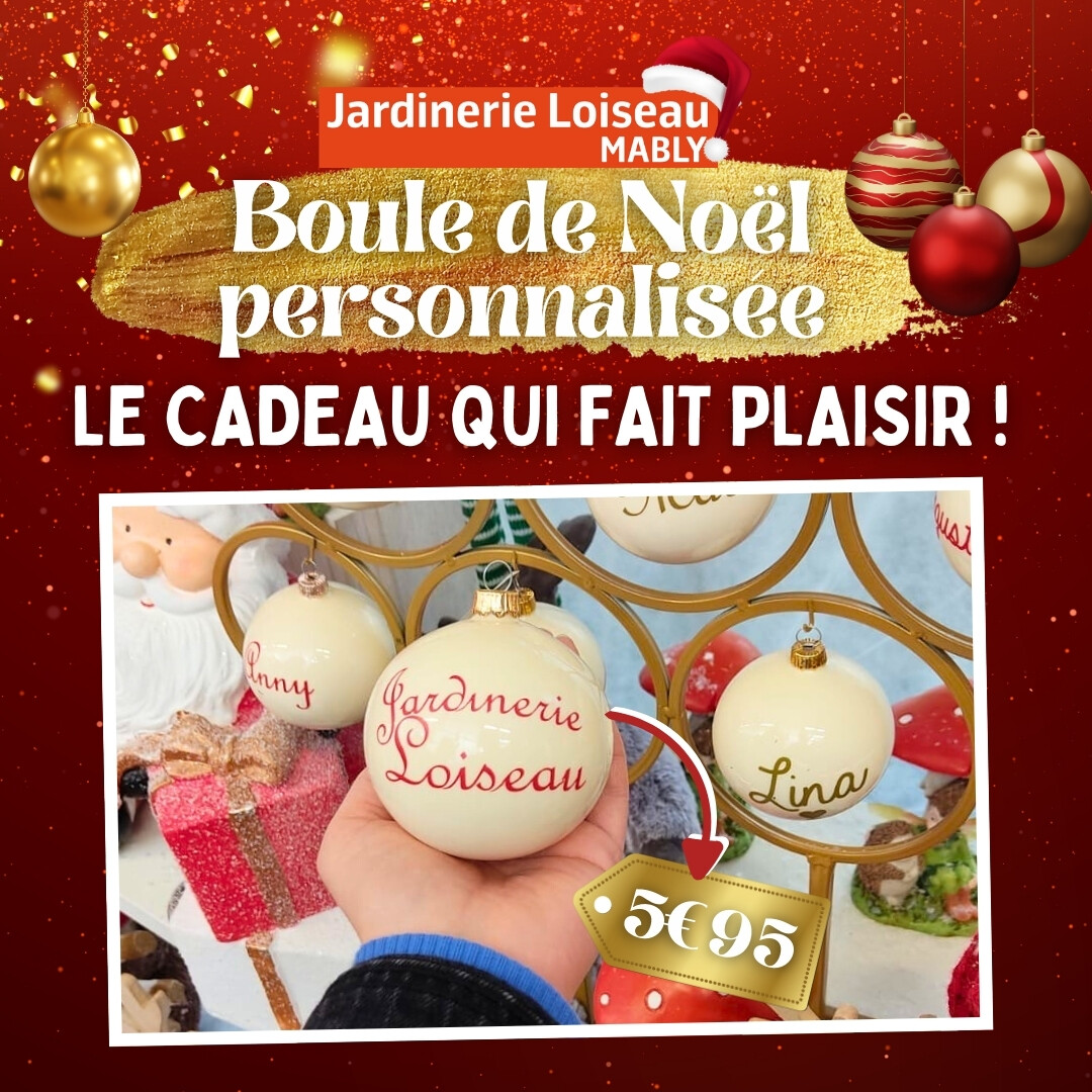 Boule de Noël personnalisée : le cadeau qui fait toujours plaisir ! 🎄🎁